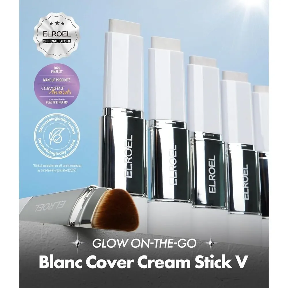 Blanc White Korean Color-Changing Cover Cream Foundation Stick With Volufiline